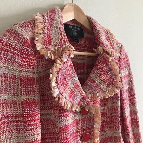 st john pink jacket